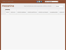 Tablet Screenshot of mezanina.com